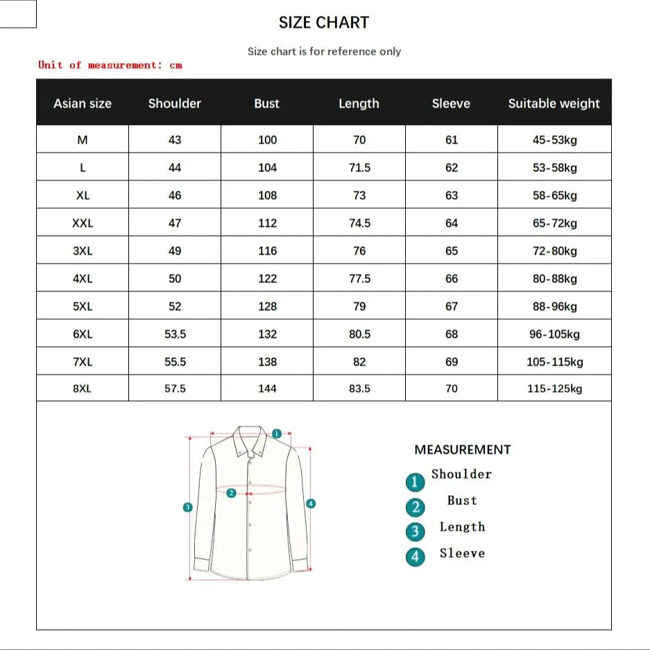 Classic Plus Size Business Shirt