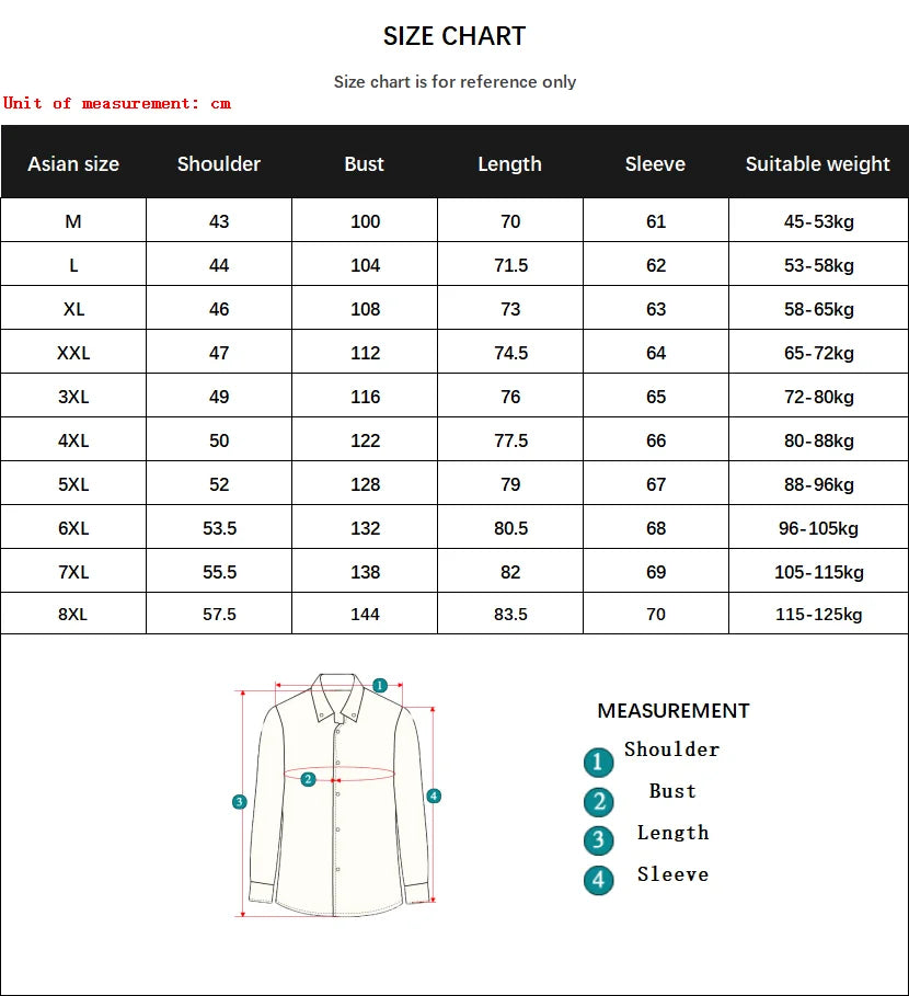 Classic Plus Size Business Shirt