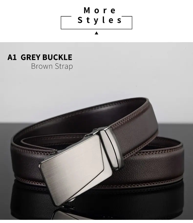 Luxury Men’s PU Leather Belt
